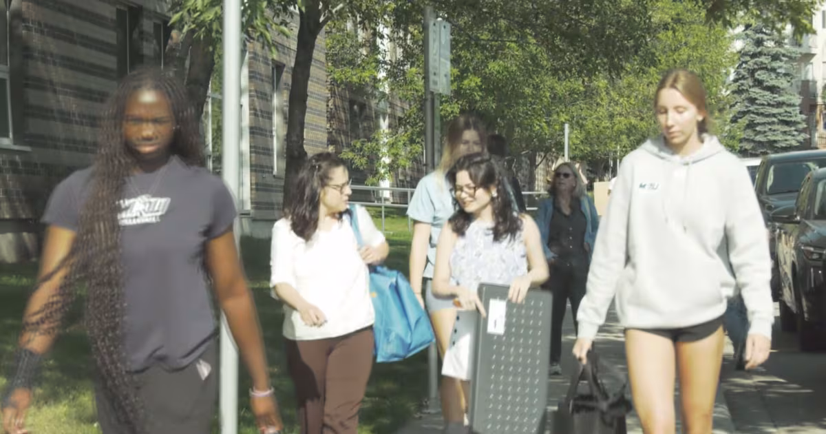 About 900 MRU students will live in residence this year with many moving in Saturday.