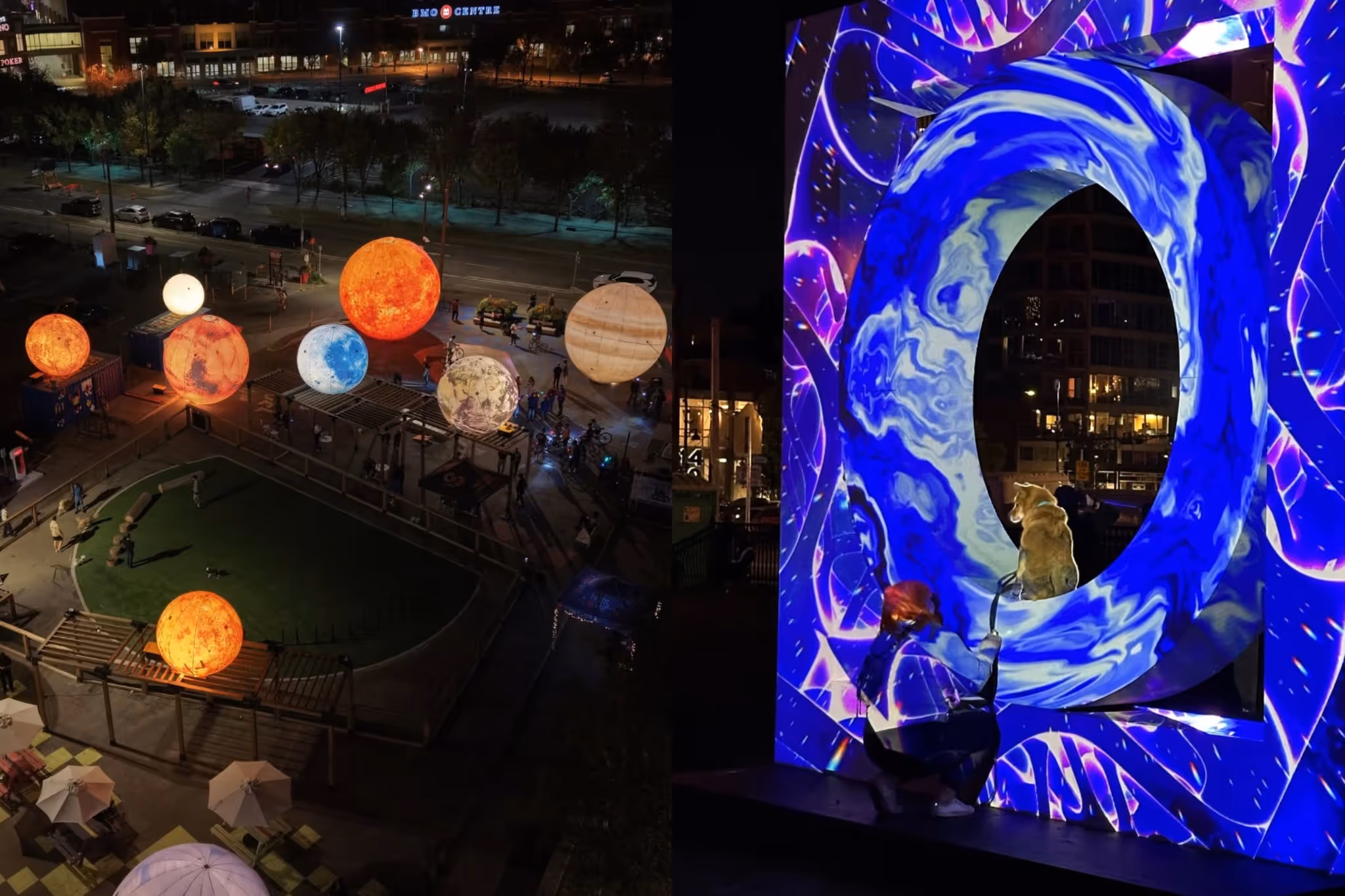 A massive free light show is taking over downtown Calgary in September