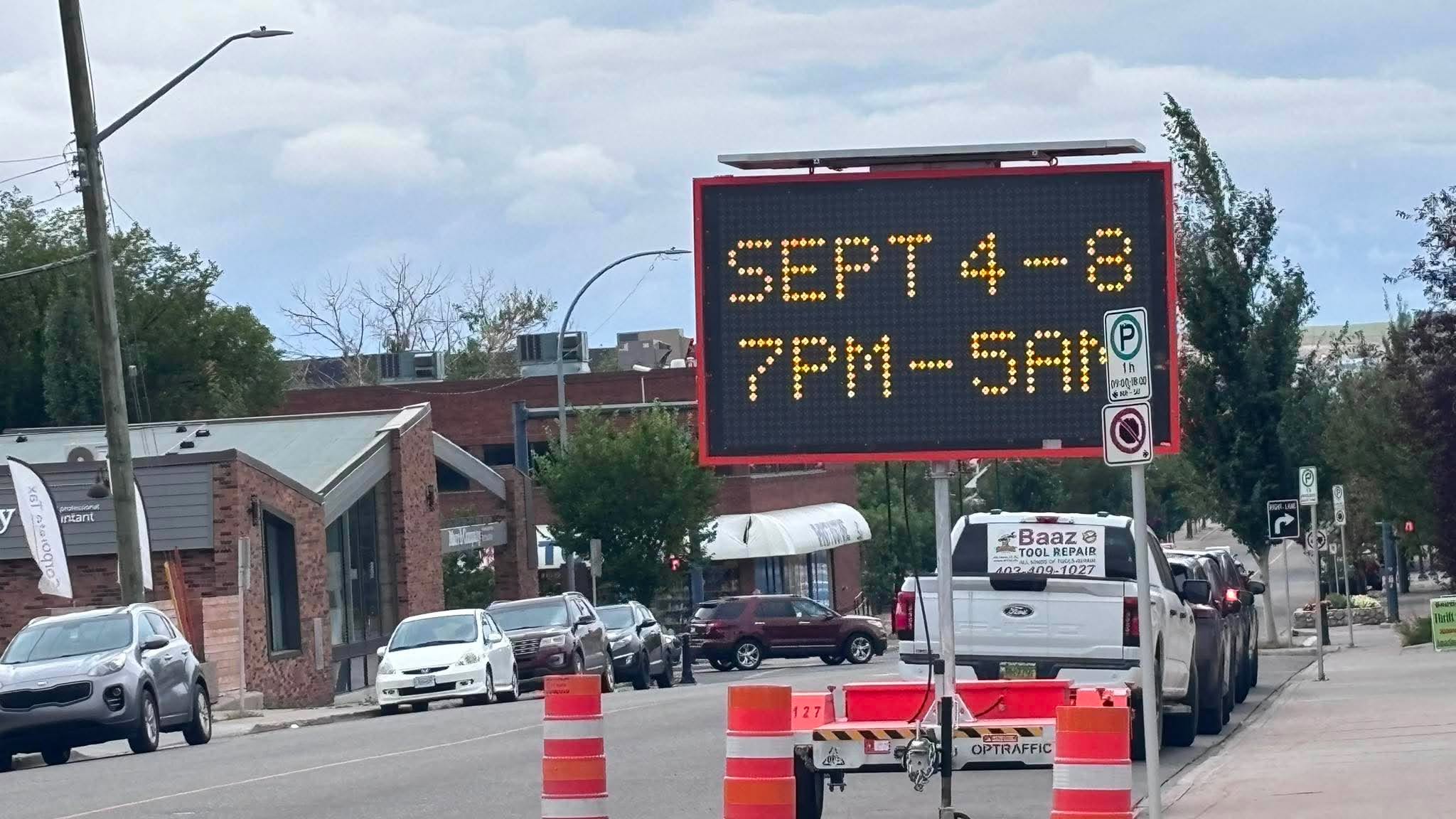 Airdrie’s 1 Avenue W to close overnight beginning Friday