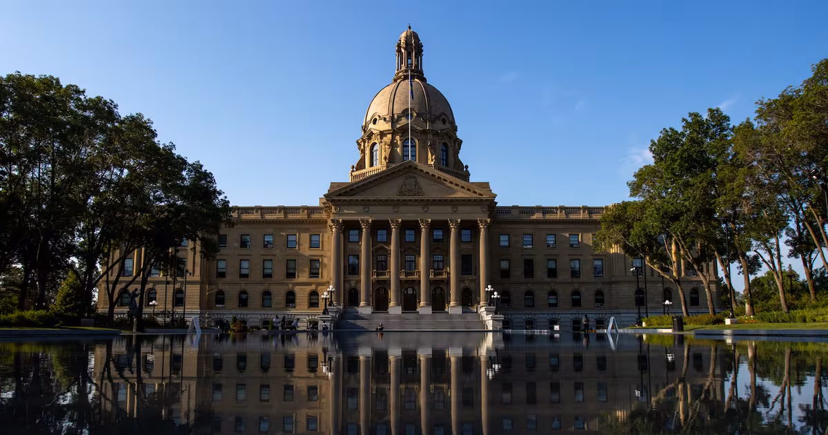 Alberta’s government is weighing whether to impose retaliatory tariffs on the United States as the trade war escalates. THE CANADIAN PRESS/Amanda May Erickson