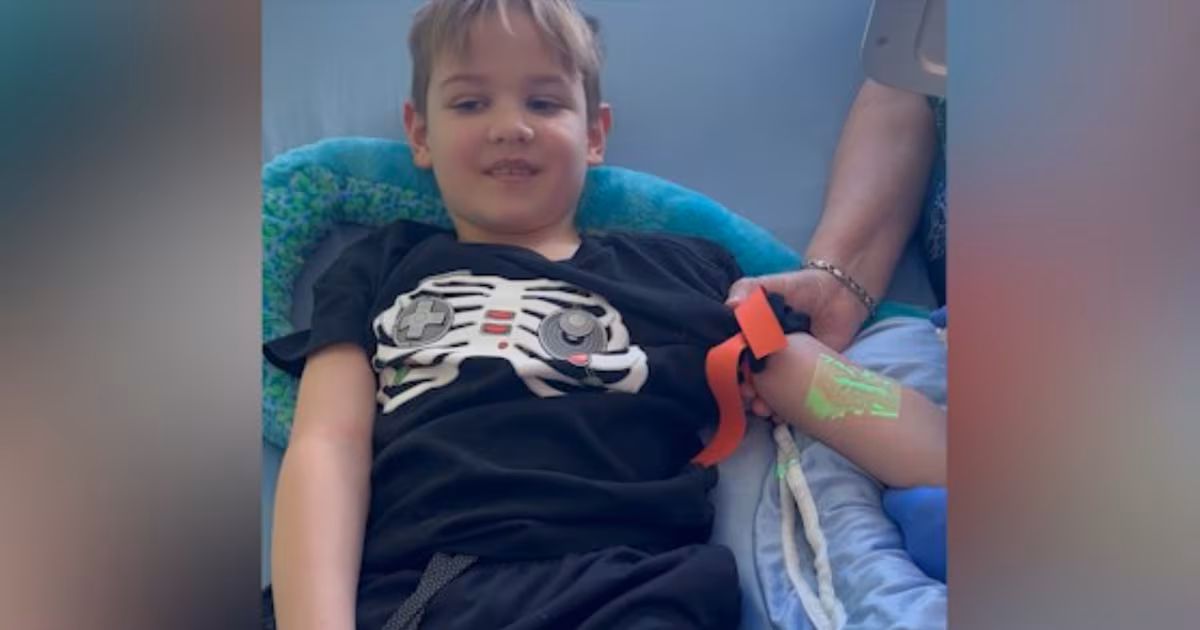 Rlley Ostrowski was diagnosed with systemic juvenile idiopathic arthritis when he was 7 years old.