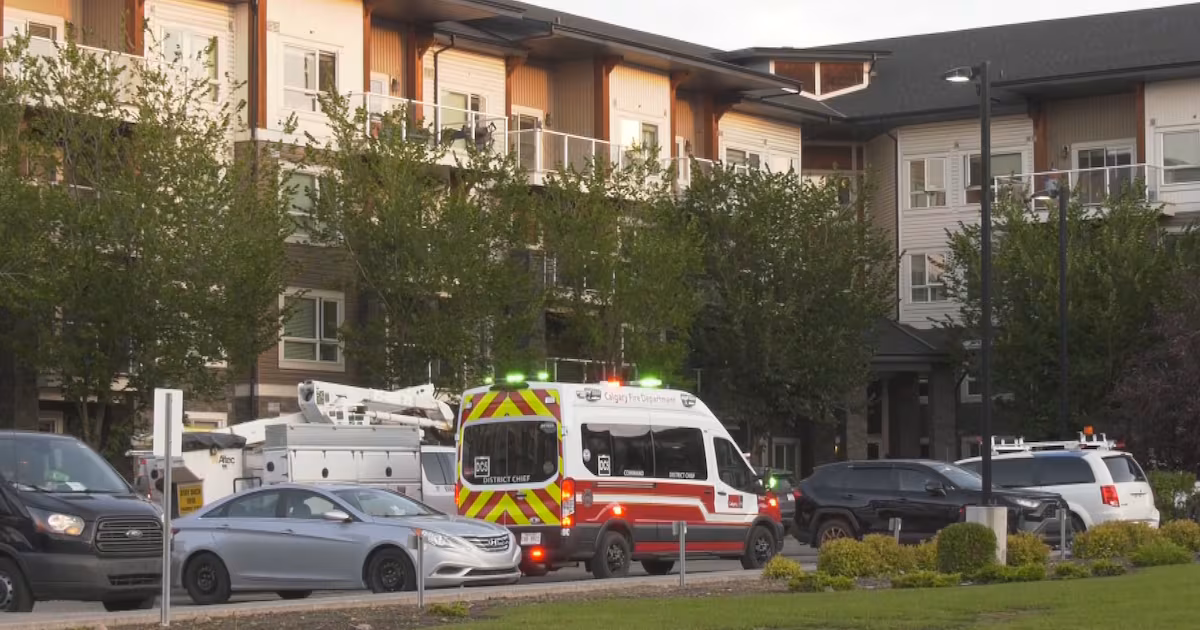 The Calgary Fire Department evacuated an apartment building in Skyview Ranch on Aug. 24, 2026, after an early morning fire. Fortunately, no one was injured.